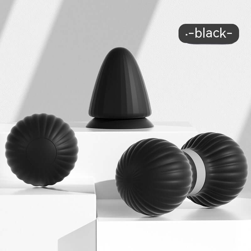 Fascia Ball Plantar Lumbar Muscle Movement Product information: Applicable scenarios: fitness equipment, health massage, fitness and body shaping Color: corrugated fascia single ball-pink, corrugated fascia single ball-blue, corrugated fascia single ball-