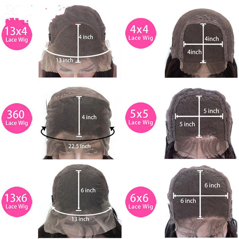 Red Deep Wave Human Hair Wig Real Headgear Product information: Style: exotic Applicable people: ladies Processing technology: fully hand-woven Color: picture color Can it be dyed: can be dyed Hair material: real human hair Applicable skin tone: any skin