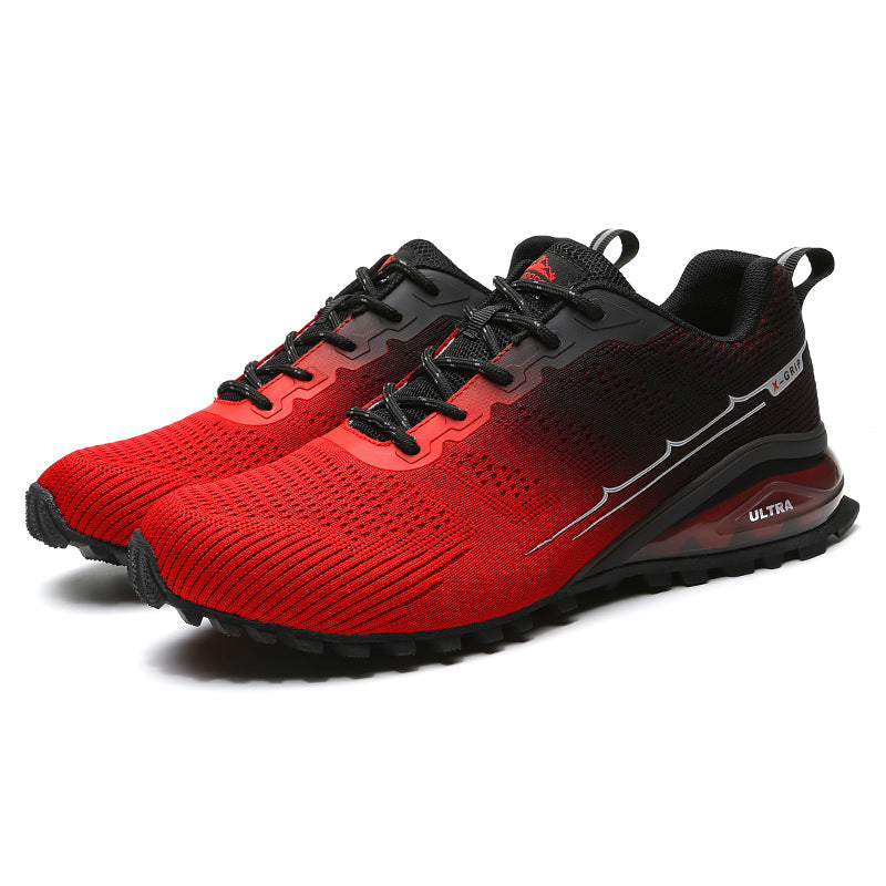 Men's Outdoor Running Shoes Casual Shoes Hiking Shoes Hiking Shoes Product information: Material: Mesh, rubber Style: sports fashion Features:Comfortable and breathable Colour: black, blue, red, gray, green Size Information: Packing list: Shoes*1 Men's Ou
