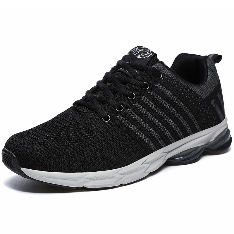 Lightweight Sports Casual Shoes Breathable Flying Woven Product information: Wearing style: front tie Function: Increased, quick-drying, breathable, balanced, sweat-absorbent, lightweight, wrapping, impact resistance, support Thickness: Single Suitable ve