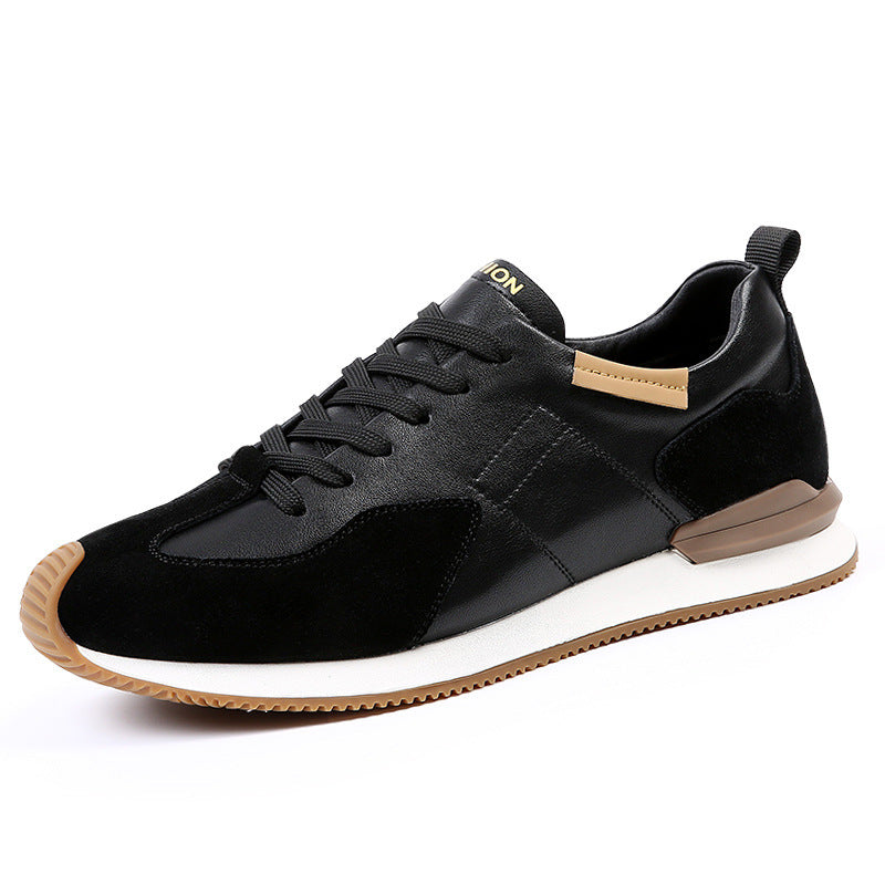 Men's Breathable Summer Sports Shoes Product information: Pattern: solid color Lining material: Mesh Color: black, white Upper height: low top Processing Method: Napa texture Heel height: low heel (1-3CM) Heel shape: flat heel Size: 38,39,40,41,42,43,44 S