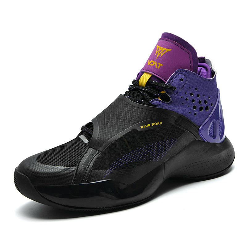 Autumn And Winter High Top Velcro Thick Soled Basketball Shoes For Men Overview: Unique design, stylish and beautiful. Good material, comfortable feet. A variety of colors, any choice. Specification: Applicable gender: male Pattern: solid color Upper mate