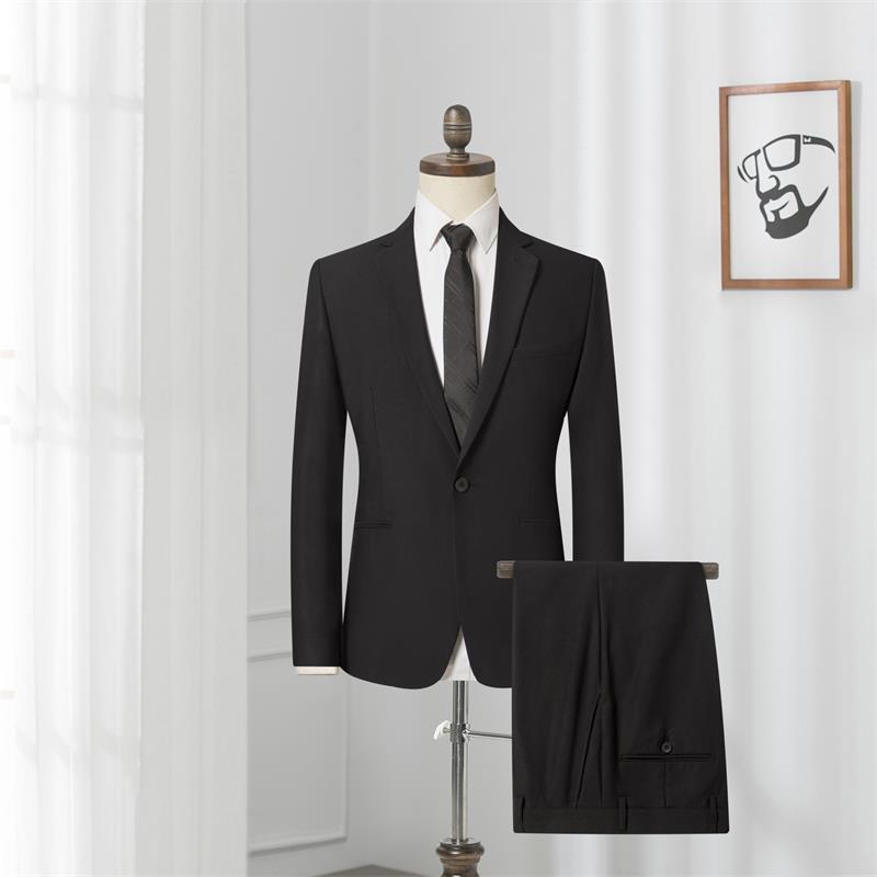 Men's business suits for working gentlemen Placket: single row one button Error range: 1-3 Suitable for the season: Four seasons Whether inventory: Yes Inventory type: whole order Fabric name: chemical fiber blended Main fabric composition: viscose The co