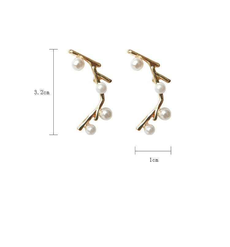 Personalized Pearl Net Earrings Applicable gender: female Condition: New Personalized Pearl Net Earrings Applicable gender: female Condition: New 0