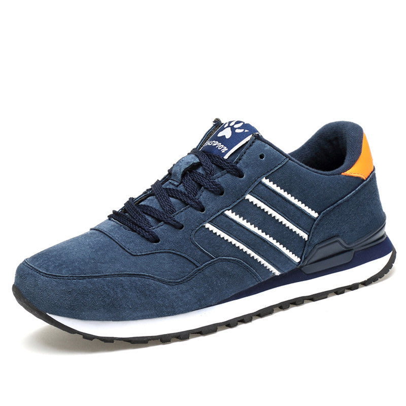 Leather sneakers men casual shoes students Style: sports Function: breathable Suitable season: spring, autumn, winter, summer Applicable gender: male pattern: plain Upper material: leather Sole Material: Rubber Applicable sports: general Popular elements: