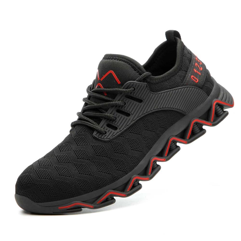 Flying woven mid-top labor protection shoes Function: Puncture injury Material: Flying surface Upper style: middle help Scope of use: Factories, construction sites, mines, steel, smelting, chemical industry, electric power Size: 44,45,46,47,36,37,48,38,39