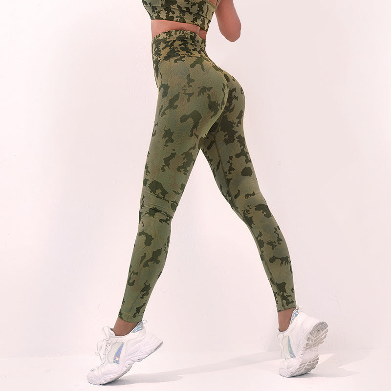 Fashion Camouflage Print Yoga Pants High Waist Seamless Leggings Stretch Butt Lift Running Sports Fitness Pant For Womens Clothing Product information: Material:nylon +spandex Style:Fashion Simple Features:Solid color Color:picture color Size Information: