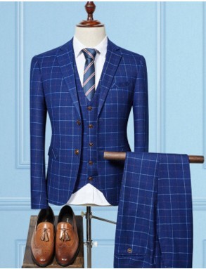 High Quality Mens Business Suits High Quality Mens Business Suits Collar design: Fashionable flat collar design, 0.1 cm tribute line on the collar, exquisite workmanship, and natural fit. Button display: The branded resin buttons are inlaid on the clothes