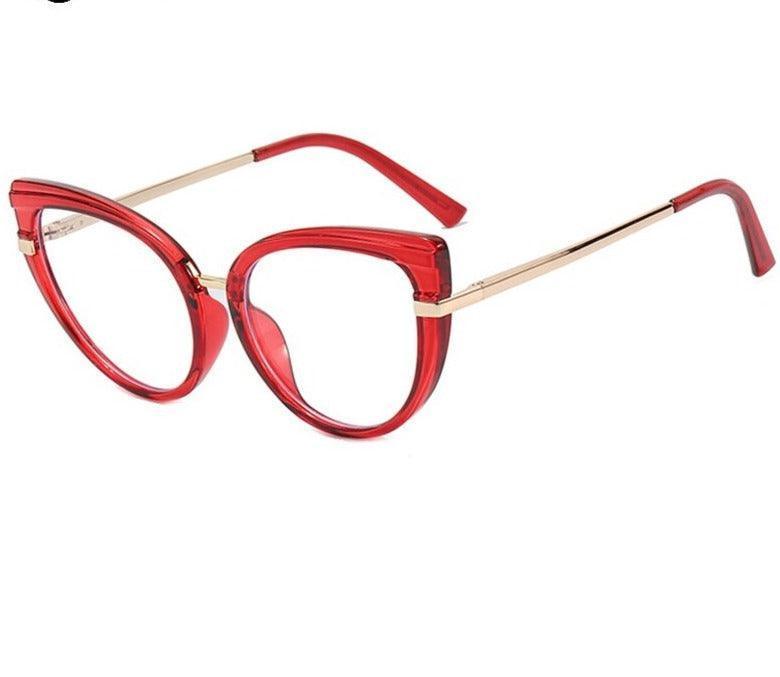 Nylah Eyeglasses Embrace the ultimate symbol of fun and fashion with our Pin-Up Cat Eye Glasses! Who can resist the allure of channeling the timeless charm of a Pin-Up girl? These glasses feature captivating cat-eye accents that exude vintage glamour, per