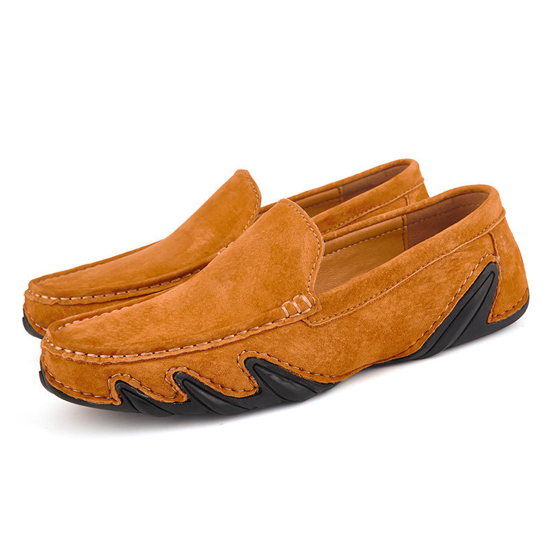 Doudou Shoes, All-Match Trendy Shoes, Pedal Driving Lazy Shoes Men's Shoes Product parameters: Style: Casual driving peas shoes Fabric: Pigskin upper How to wear: Set feet Inside: Comfortable inside Insole: Soft insole Size: 38/39/40/41/42/43/44 Sole: Rub