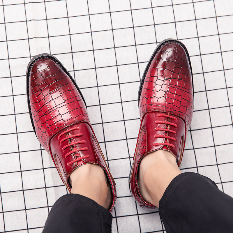 Men's large size 48 color matching shoes Product Category: Leather Shoes Upper material: PU Sole Material: Rubber Toe shape: leather toe cap Upper height: low Men's large size 48 color matching shoes Product Category: Leather Shoes Upper material: PU Sole