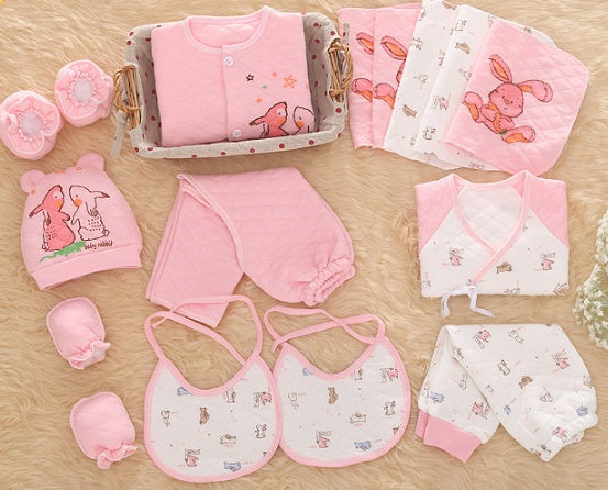 Padded baby clothes Main fabric composition: Cotton Number of sets: Multi-piece set Color: Thickened Radish Rabbit A Pink Suitable for height: newborn Padded baby clothes Main fabric composition: Cotton Number of sets: Multi-piece set Color: Thickened Rad
