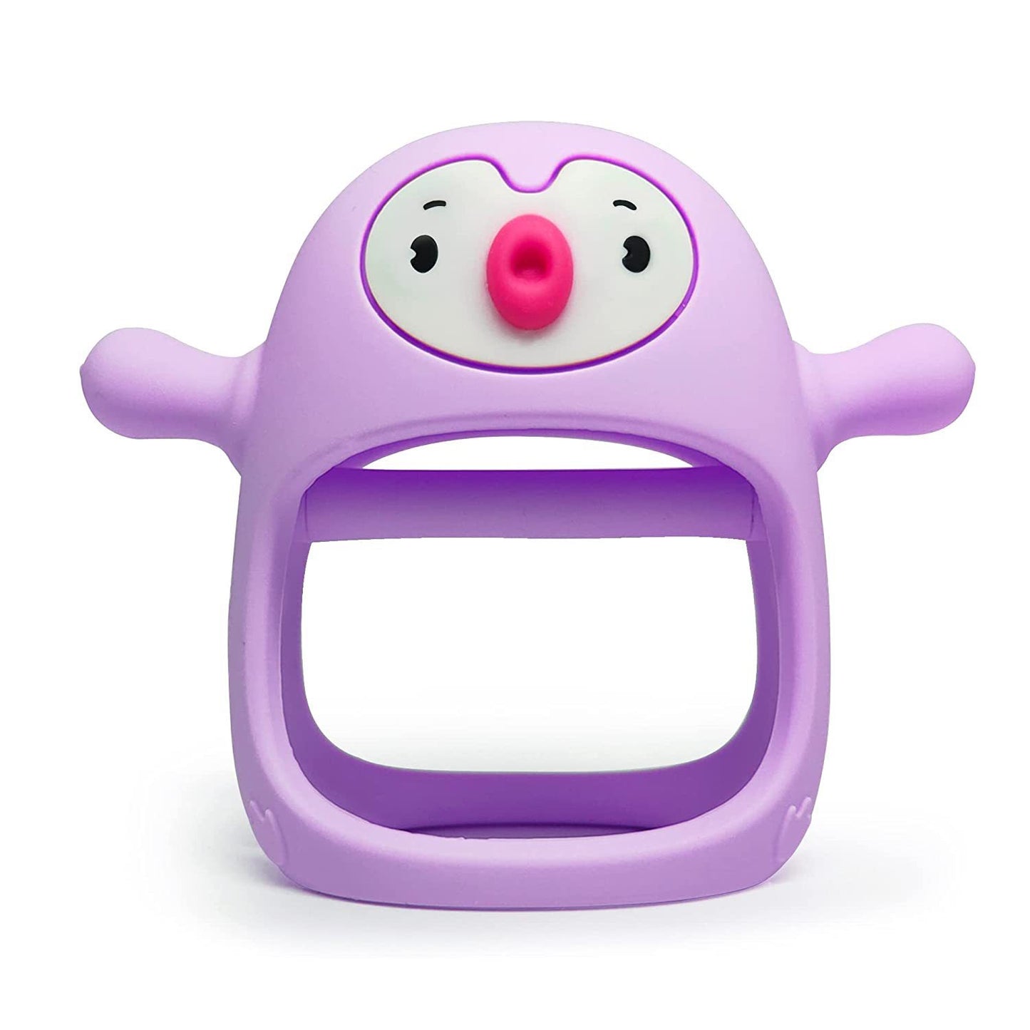 Silicone Baby Teething Toy Product information: Name: Silicone toys Material:PP silicone Age:3 months or above Packing:Single package Color:Date red,Roland purple,grey blue,grey,light pink Packing list: Silicone toy x 1 Silicone Baby Teething Toy Product