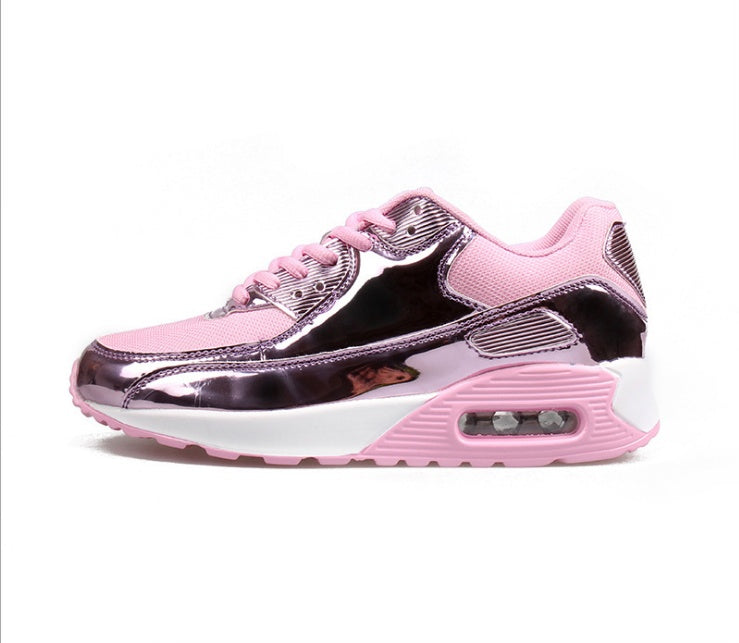 Mesh breathable running shoes, bright lacquer leather, Yuansu running shoes, sneakers Suitable for site; earth field, mountain area, runway, natural grassland, floor, field, hard ground, artificial grassland, plastic Suitable for season; spring, autumn, w