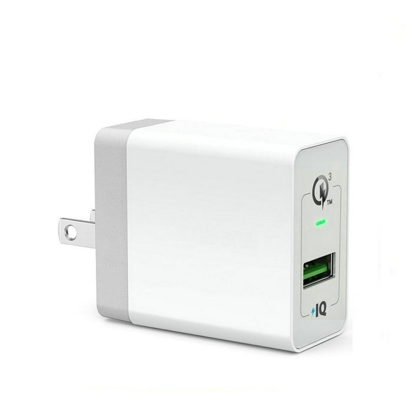 Fast charge mobile phone charger Material: ABS + PC Structure: shell material + PCBA Input: AC100-240V 50--60Hz 0.35a Input method: AC plug Input voltage: AC 100V~240V Output current: DC 3.8V-6.5V/3A, DC 6.5V-9V/2A, 9V-12V/1.5a Use area: home or office, w