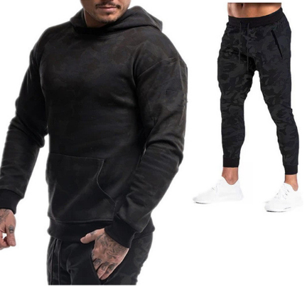 Muscle Brothers Sweatshirt Set Fabric name: Cotton shirt's size size Clothing length bust Shoulder width M 68 104 47 L 70 108 49 XL 72 112 51 XXL 74 116 53 Pants length: size Pants length waistline Hips M 98 70 96 L 100 72 100 XL 102 74 104 XXL 104 76 108