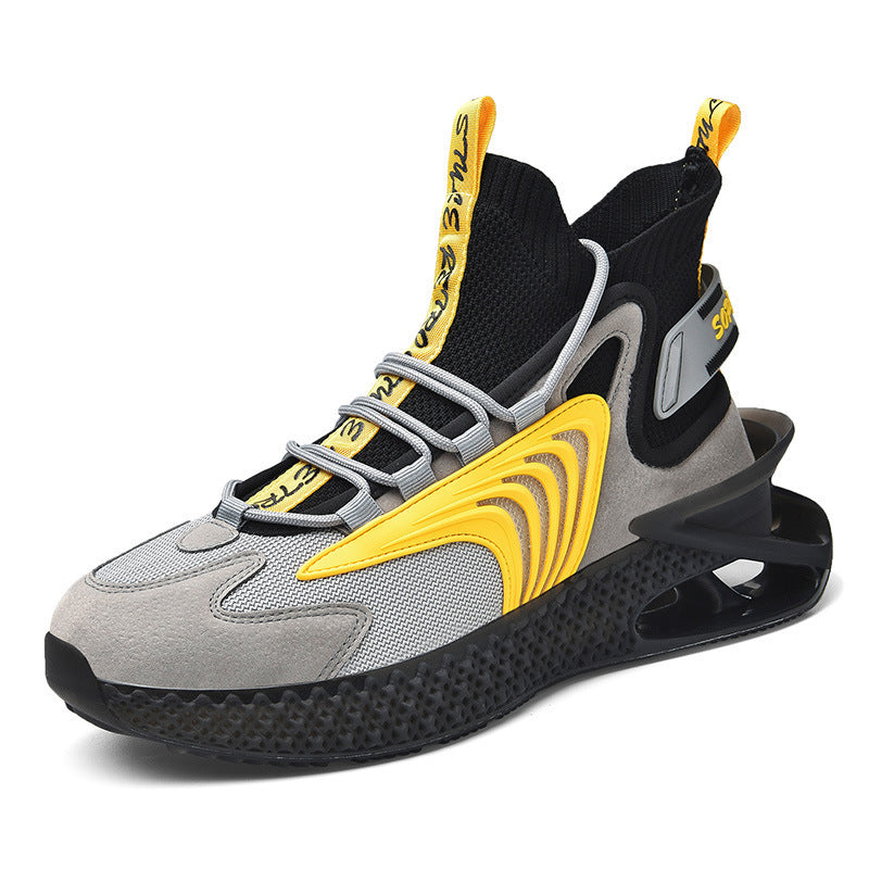 Hollow Breathable Fly Woven Trend Color Matching Sports Overview: Unique design, stylish and beautiful. Good material, comfortable feet. A variety of colors, any choice. Specification: Function: breathable, lightweight, non-slip, shock absorption Upper Ma