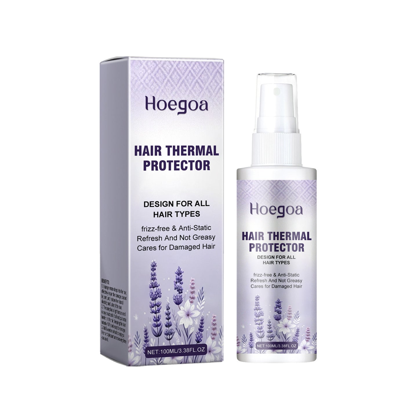 Protein Soft Nourishing Hair Mask Hair Hot Dyeing Fluffy Spray Product information: Net content: 100ml Product Name: hair hair care spray Key words: soft nourishing Ingredients: Water, glycerin, lavender extract, keratin, vitamin E Packing list: Spray * 1