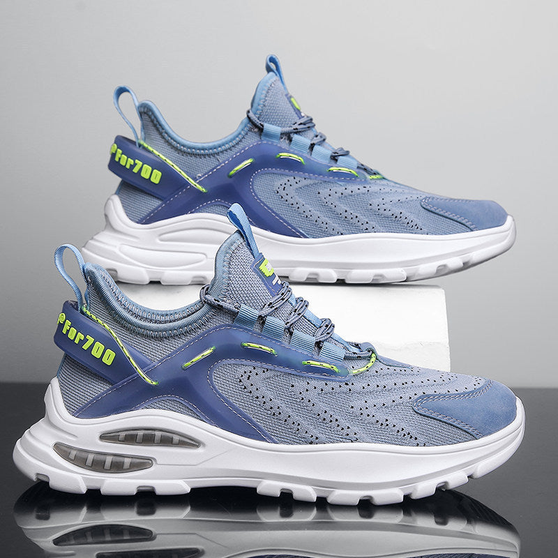 Cushion Insole Fashion Running Sports Shoes Product information: Color: LM-2206 White, LM-2206 Blue, LM-2206 Black Heel shape: flat heel Size: 39, 40, 41, 42, 43, 44 Sole craft: injection moulded shoes Sole material: pvc Toe holder shape: round head Shoe