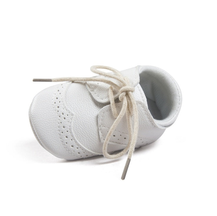 Men's baby shoes soft soled shoes baby shoes baby shoes walking shoes Upper material: synthetic leather Style: Vintage Function: Breathable pattern: plain Thickness: Normal thick 11cm suitable the baby 0-6 months 12cm suitable the baby 6-9 months 13cm sui