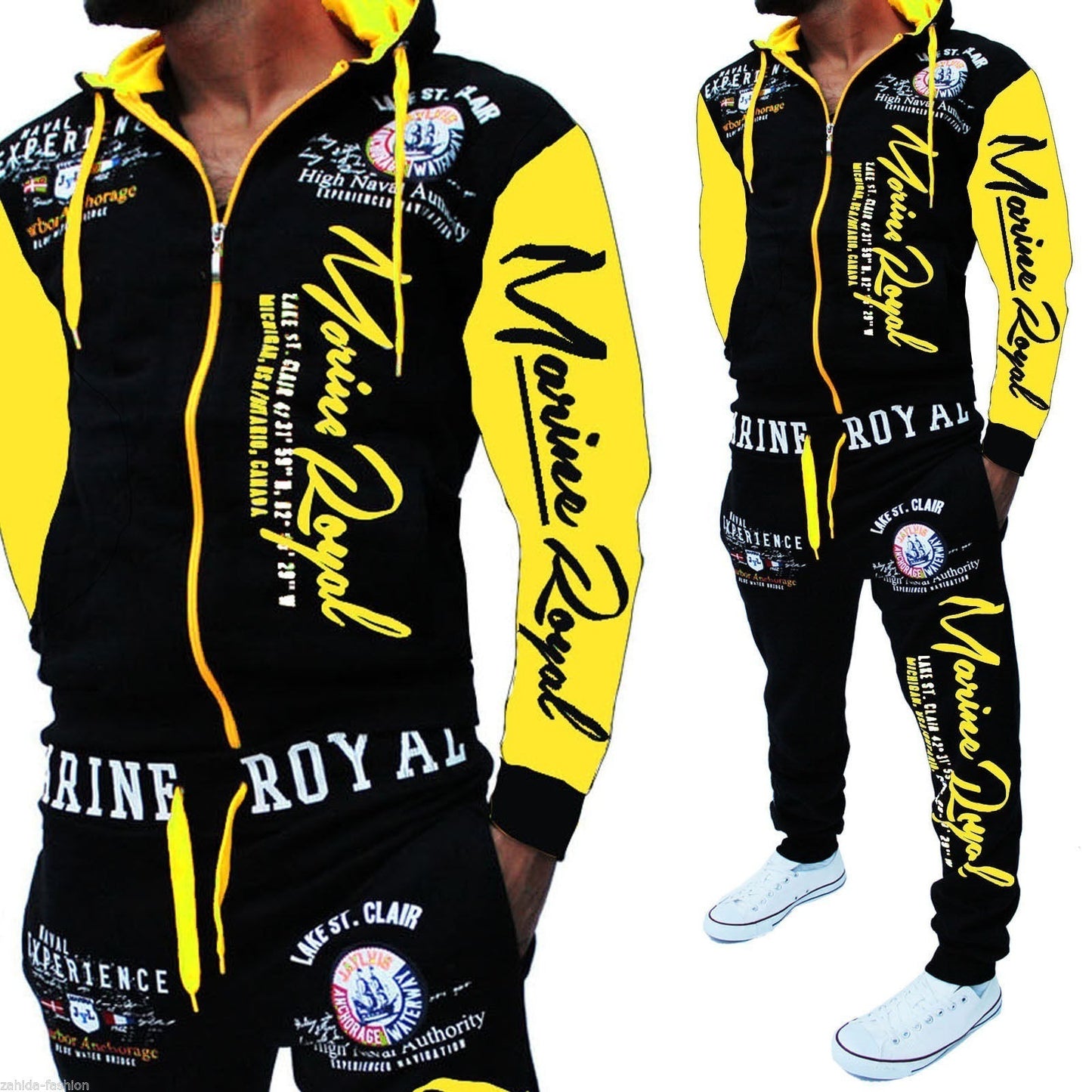 Men Tracksuit 2 Piece Tops and Pants Mens Sweat Suits Set Specifications: Material: Polyester Closure Type: zipper Package Content: 1 x Sweat Suits Men Tracksuit 2 Piece Tops and Pants Mens Sweat Suits Set Specifications: Material: Polyester Closure Type: