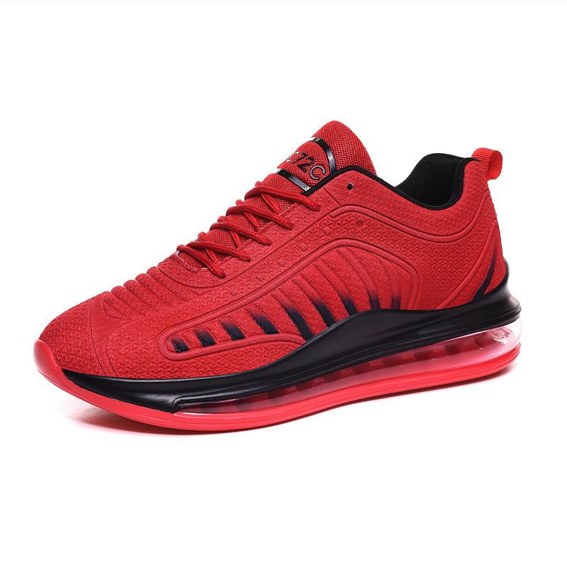 Men's all-match fly woven breathable sneakers Product category: sports casual shoes Applicable age: adult style: Casual Function: non-slip For the season: Summer Applicable gender; male pattern: plain Upper material: flying mesh Sole material: pu+ air cus