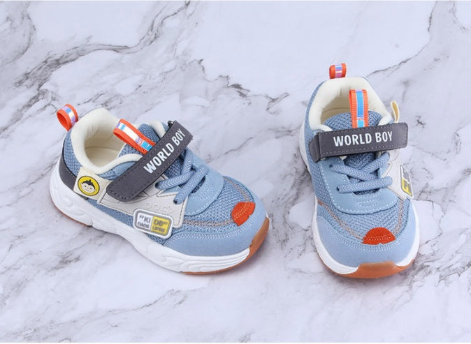 Children's Shoes Baby Breathable Mesh Casual Shoes Ultralight Mesh Shoes Product information: Applicable gender: neutral/male and female Upper material: mesh Function: Breathable Sole Material: Rubber Thickness: Normal thick Color: purple, blue Size Infor
