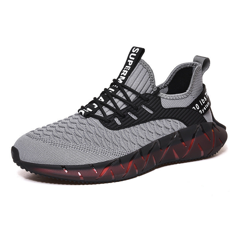 Men's Large Size Flying Woven Sports Running Shoes Product information: Product category: lazy shoes Opening depth: shallow mouth (below 7cm) Applicable age: youth (18-40 years old) Suitable season: summer, winter, spring, autumn Popular elements: car sut