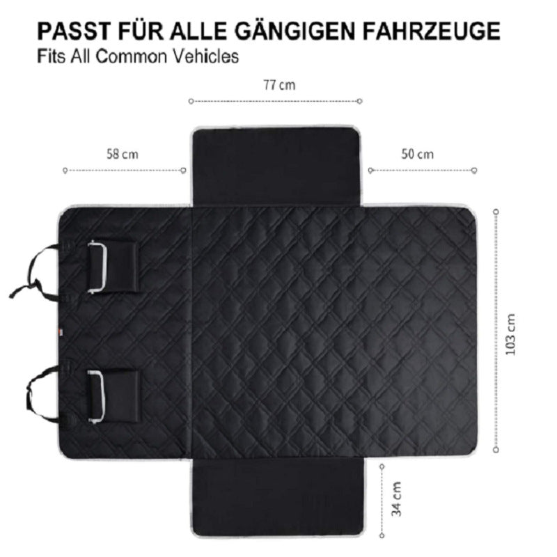 Car Pet Mat Car Pet Trunk Mat Car Dog Mat Product information: Material: Oxford cloth Product Category: Seat Cushion Colour: Black Product color: black (other colors and styles are required to support customization) Packaging: PVC zipper bag/customizable