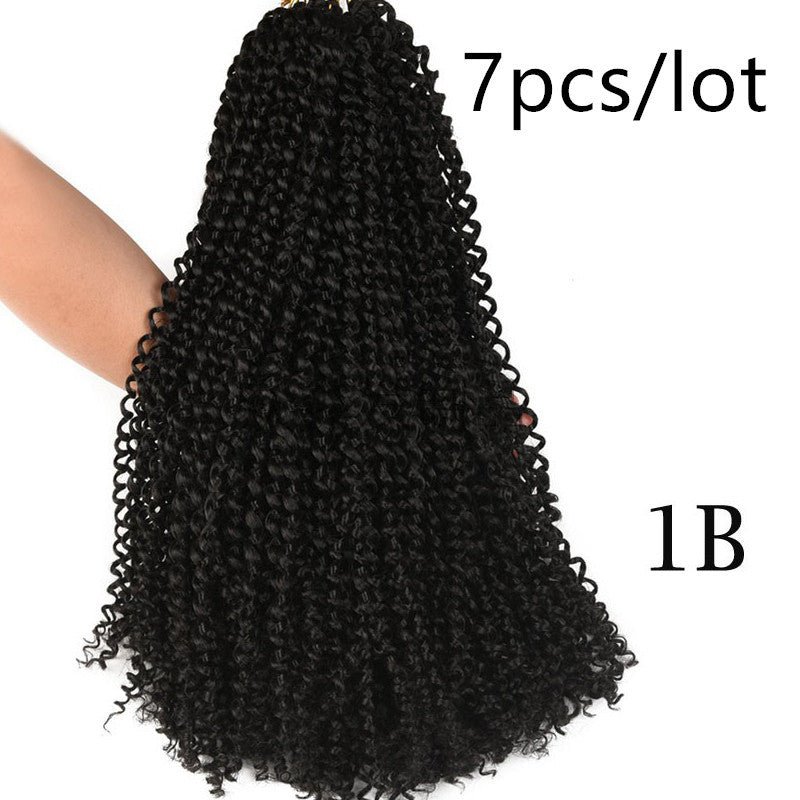Passion Twist Crochet Braids Spring Twist Hair Extensions Product information: Hair material: high temperature wire Size Information: Length: 18 inches Passion Twist Crochet Braids Spring Twist Hair Extensions Product information: Hair material: high temp