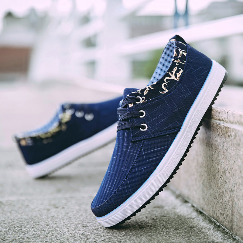 Casual Sports Men's Shoes Student Board Shoes Canvas Shoes product information: Upper material: canvas Popular elements: car suture Heel height: low heel (1-3CM) Sole Material: Rubber Inside material: cloth Upper height: low Heel shape: flat heel Sole cra