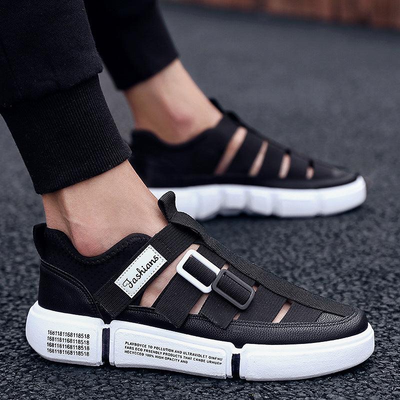 Hollow Out Sports Leisure Low - Help Lazy Men Board Shoes Product Information: Toe shape: round toe Upper material: artificial leather Style: leisure Applicable gender: male Popular elements: car suture Heel height: flat heel Colors: White, Black Applicab