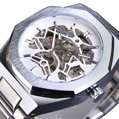 Fusini Automatic Mechanical Watch Hollow Mechanical Fashion Casual Europe And America Product Information Special Function: Decoration, Luminous Applicable People: Male Style: Business Whether The Source Of Patent: No Waterproof; Yes Waterproof Performanc