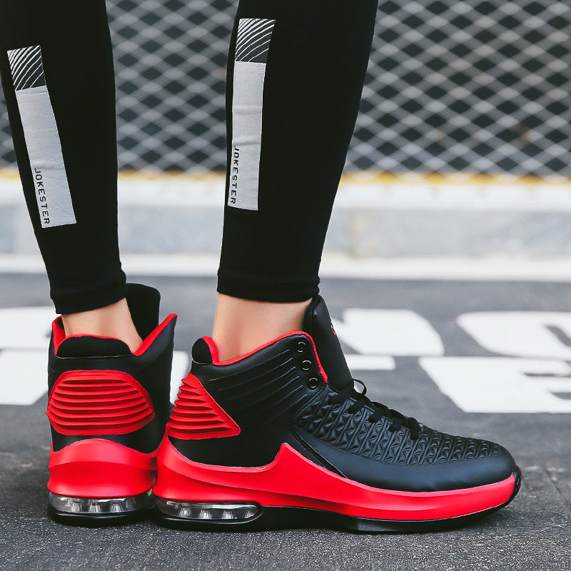 Increased Air Cushion Shoes Men's Casual Sports Shoes Running Shoes Product information Applicable gender: male Pattern: plain Upper Material: Artificial PU Wearing style: front tie Heel shape: thick bottom Inside material: mesh Upper height: high Toe sha