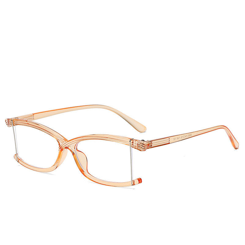 Men And Women Anti - Blue - Ray Glasses Fashion Street Shot Flat Mirror Product information: Product Name: Anti-blue light mobile phone glasses The frame material is PC Suitable for study/office/game/match Frame weight 13.1(excluding lenses) Frame color :