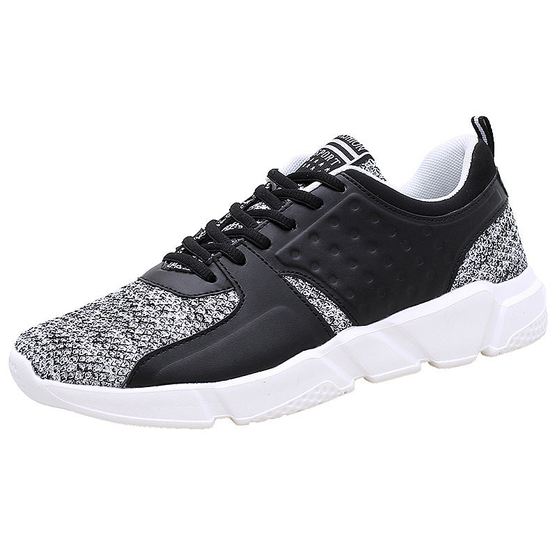 New Sports Shoes Men's Breathable Running Shoes Casual Shoes Product information Applicable age: adult Applicable gender: male Pattern: plain Sole material: MD Wearing style: front tie Heel shape: flat heel Toe shape: round head Sole craft: viscose shoes