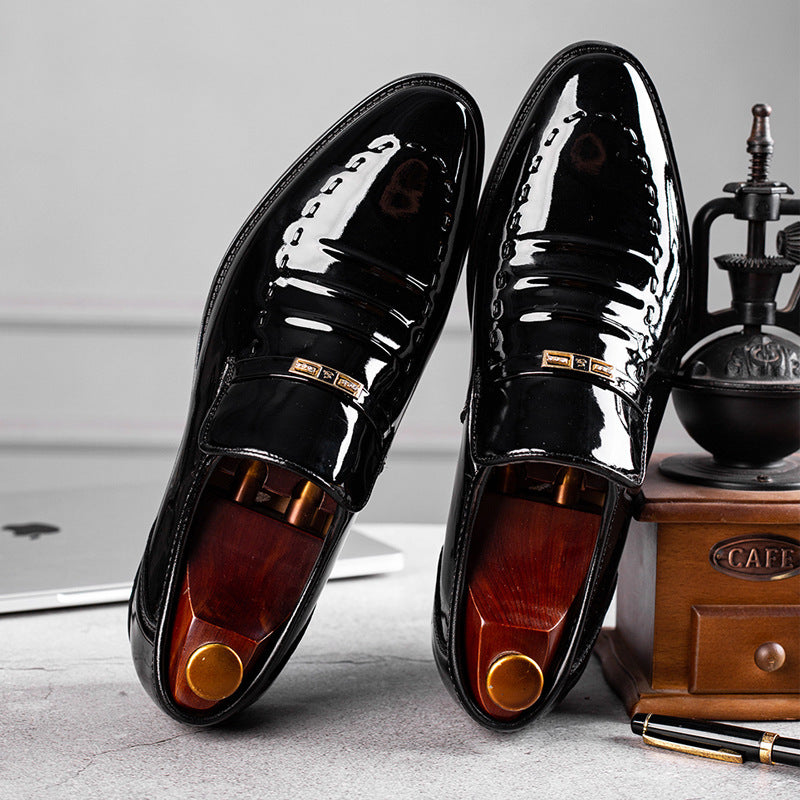 Leather Shoes Men's Breathable Korean Shoes Business Suits Low-top Shoes Product Information: Product category: leather shoes Upper Material: Artificial PU Sole Material: Rubber Applicable gender: male Toe shape: pointed Upper height: low to help Function