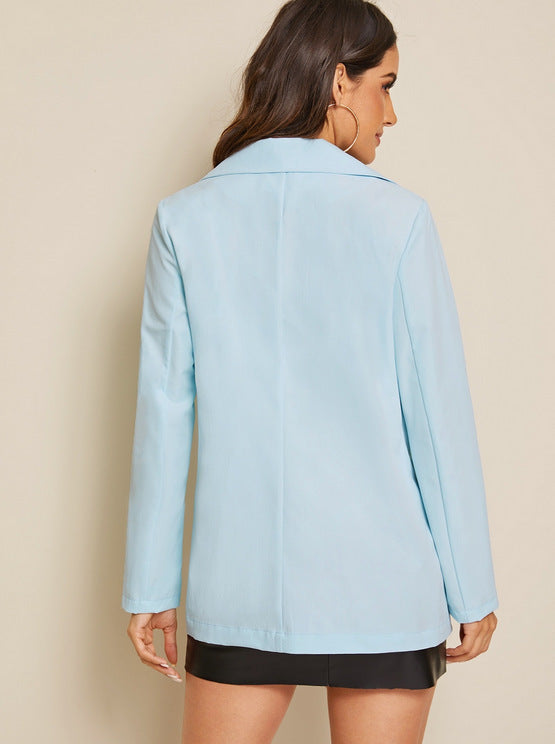 European And American Autumn And Winter Buttoned Casual Suits Product information: Main fabric composition: acetate fiber The content of the main fabric ingredient: 71%-80% Main fabric composition 2: polyester fiber (polyester) The content of main fabric