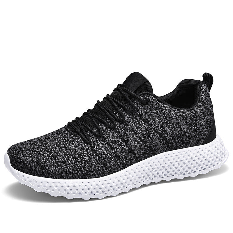 Men's Casual Fly Woven Soft Comfortable Sports Shoes Product information: Product category: sports casual shoes Suitable season: spring, autumn, summer Applicable gender: male pattern: plain Upper material: flying weave Sole material: MD Applicable sports