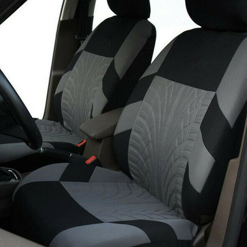 5-seater Car Seat Cover Product Details Product Size: Front seat cover: 118CM*56CM Rear seat cover: 132CM*55CM Backrest cover: 132CM*64CM Head cover: 30CM*27CM Product Name: 9-piece car seat cover set Packing size: 31X29X14CM Package weight: 0.85KG The 9-