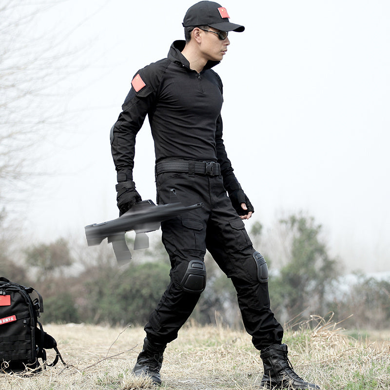 Outdoor Suit Tactical Frogman Suit CS Field Training Suit Combat Suit Product information: Size: S M L XL XXL XXXL Color classification: single top (contact customer service for remarks color) single bottom pants (contact customer service for remarks colo