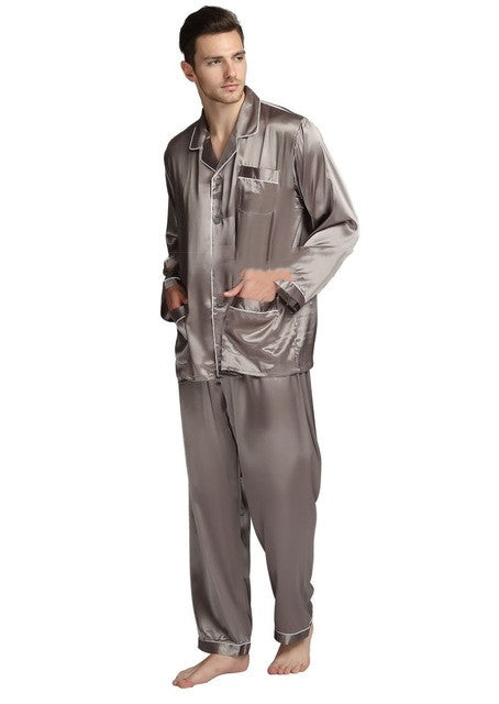 Mens Pajama Set Winter Sleepwear Men Homewear Warm Nightwear Product information Style: home pajamas Thickness: Thin section Length: trousers Top style: shirt Top sleeve length: long sleeve Whether hooded: not hooded Size Information Size: S, M, L, XL, XX