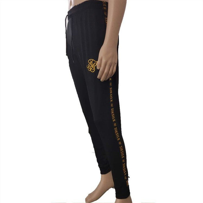 New Men'S Silk Jogging Sports Hip-Hop Slim Stretch Trousers Product information: Color classification: Navy, Black, Bean Green, Gray Clothing version type: loose Sex: Male Fabric weaving method: knitting Size Information: Size: M, L, XL, XXL Note: 1. Asia