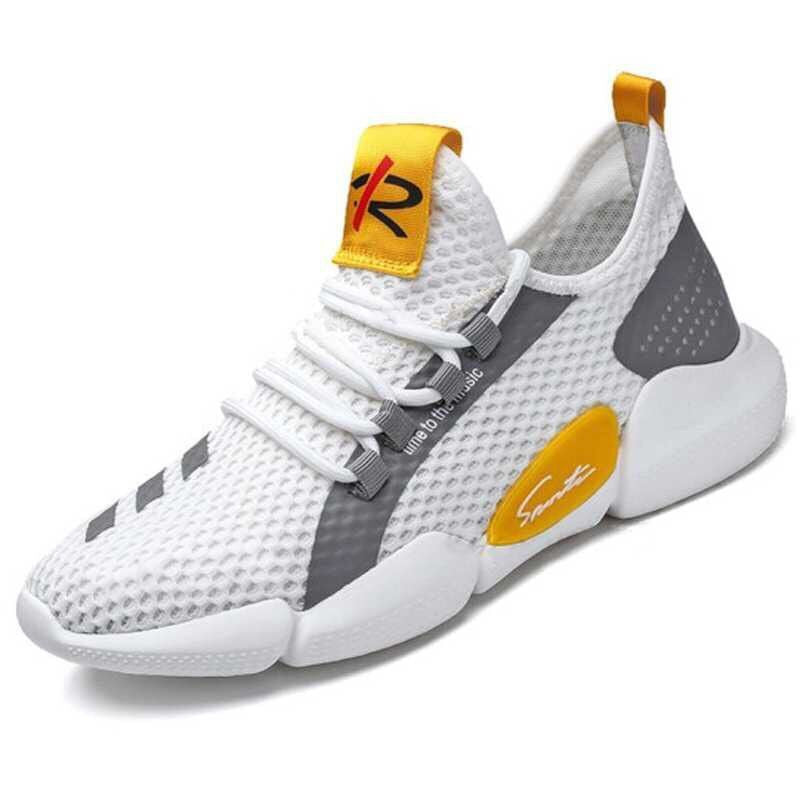 Summer Men's Coconut Shoes Mesh Breathable Low Top Sneakers For Men Product information Applicable gender: male Upper material: mesh Sole Material: Rubber Wearing style: front tie Heel shape: flat heel Sole process: injection shoes Color: white, yellow, b