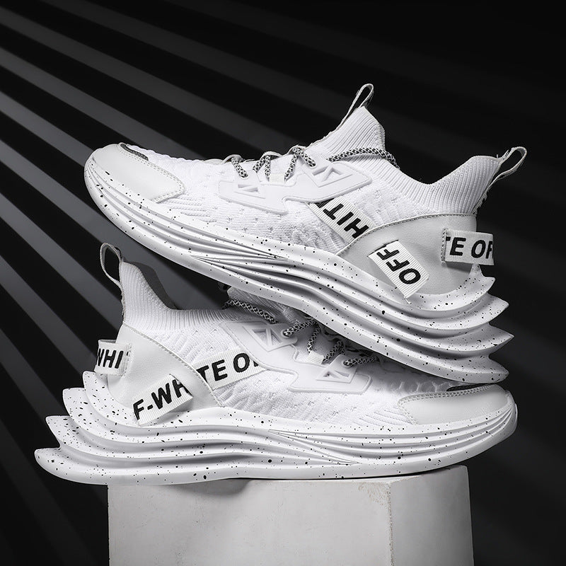 Casual Shoes Running Shoes Men'S Summer Fashion Sports Shoes Flying Woven Breathable Men'S Shoes Product information: Function: Breathable Thickness: ordinary thick Inside material: mesh Upper height: low Sole material: PU Upper material: flying line Colo