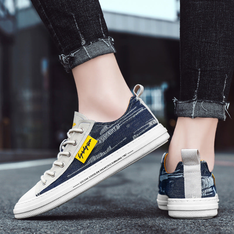 Canvas Shoes Men's Summer New Low Top Shoes Casual Shoes Product information Applicable gender: male Pattern: plain Upper material: cloth Sole Material: Rubber Wearing style: front tie Heel shape: flat heel Inside material: cloth Toe shape: round head Hee