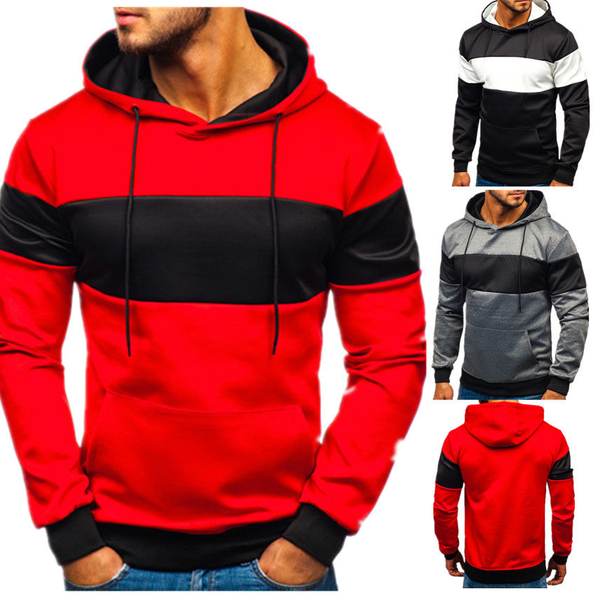 Warm Hooded Sweatshirt Jacket Product information: Main fabric composition: polyester fiber (polyester) The content of the main fabric ingredient: 80 (%) Fabric name: polyester fiber Applicable scene: Leisure Style details: contrast color Size information