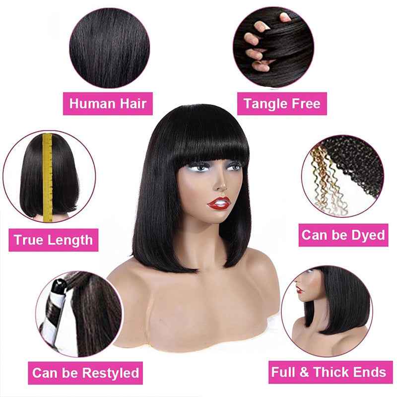 Women's Hand-Cranked Hair, Real Hair Headdress, Human Hair Wavy Wig Product information Style: Natural Model: Mechanism-like rotating wave headgear Applicable people: Ladies Processing technology: Mechanism Wig length: Medium and long hair Hair material: