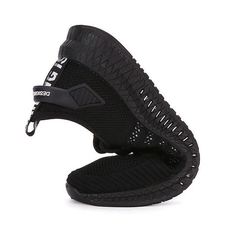 Fashion Trendy Shoes Flying Woven Casual Shoes Student Breathable Running Shoes Product information: Product Category: Sailing Shoes Opening depth: shallow mouth (below 7cm) pattern: plain Heel shape: flat heel Inside material: mesh Applicable scenarios:
