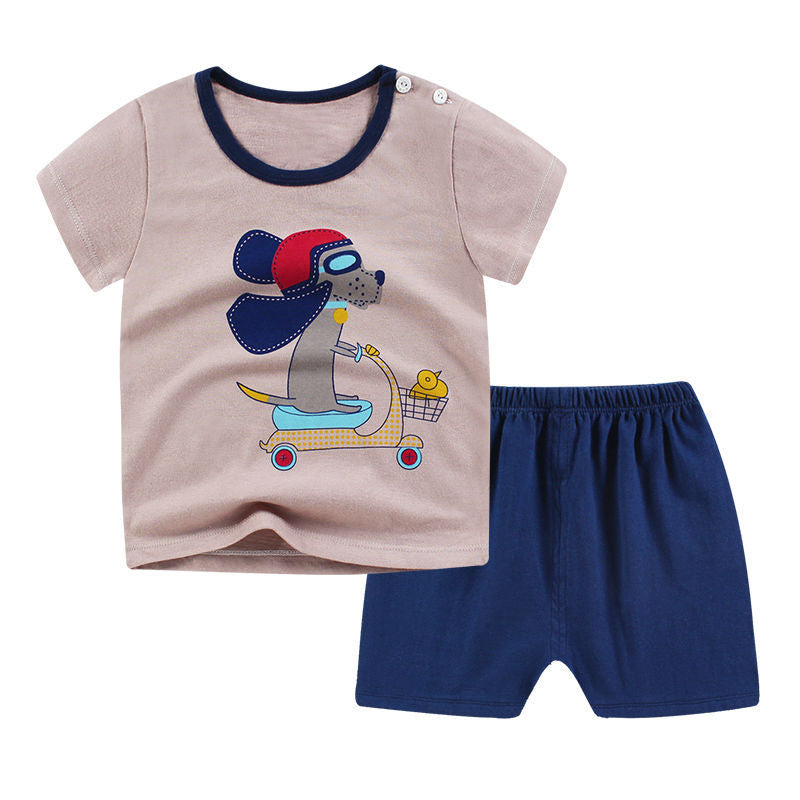 Summer Infant Newborn Baby Boy Clothes Children Clothing Set for Girls Kids T-Shirt Shorts 2PCS Outfits Cotton Casual Clothes Product information: Gender: unisex Style: positive Place of Origin: CN (source) Collar: round neck Item type: Set Close type: sw